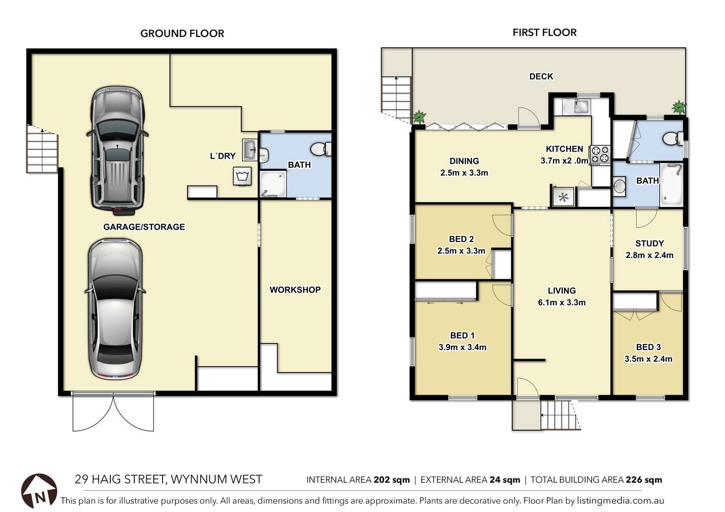 Floorplan of Homely house listing, 29 Haig Street, Wynnum West QLD 4178