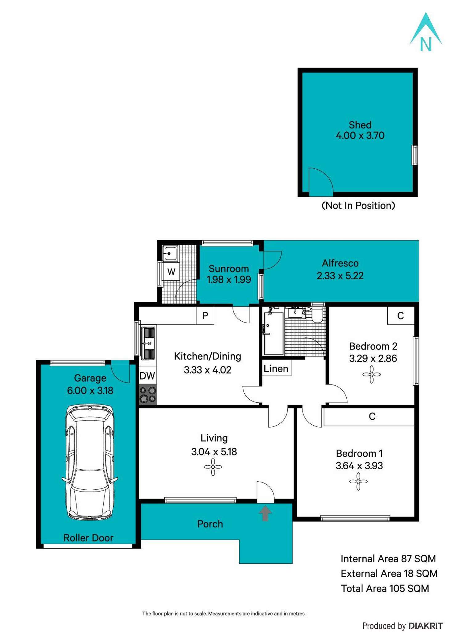 Floorplan of Homely house listing, 16 Barton Street, Blair Athol SA 5084