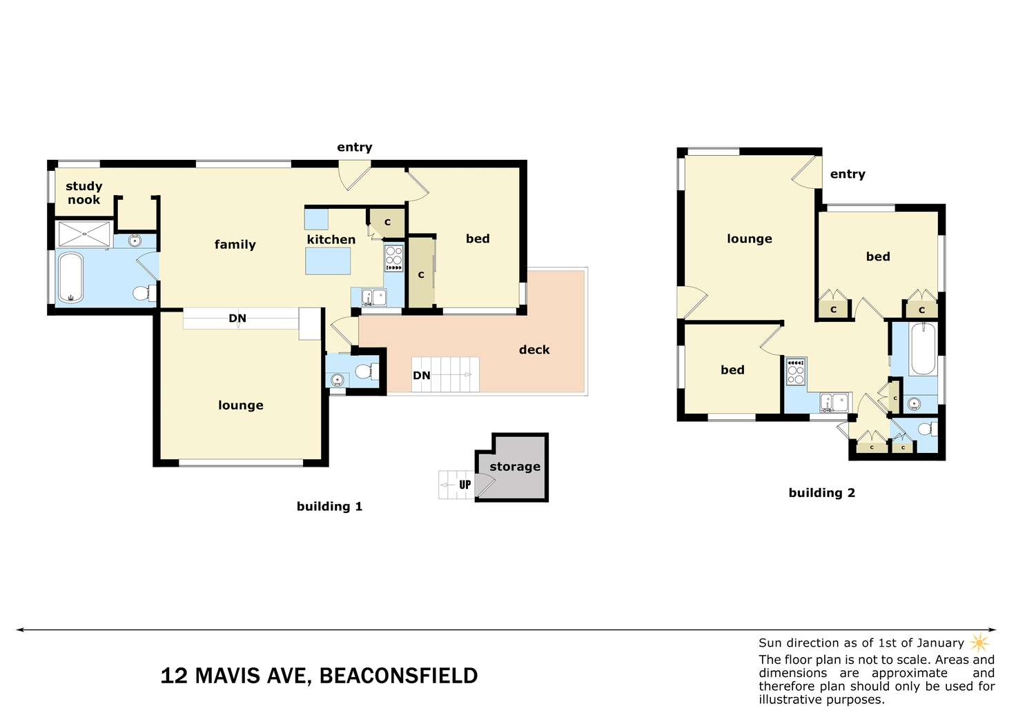 Floorplan of Homely house listing, 12 Mavis Avenue, Beaconsfield VIC 3807