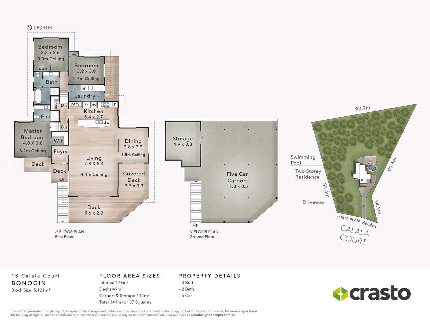 Floorplan of Homely house listing, 13 Calala Court, Bonogin QLD 4213