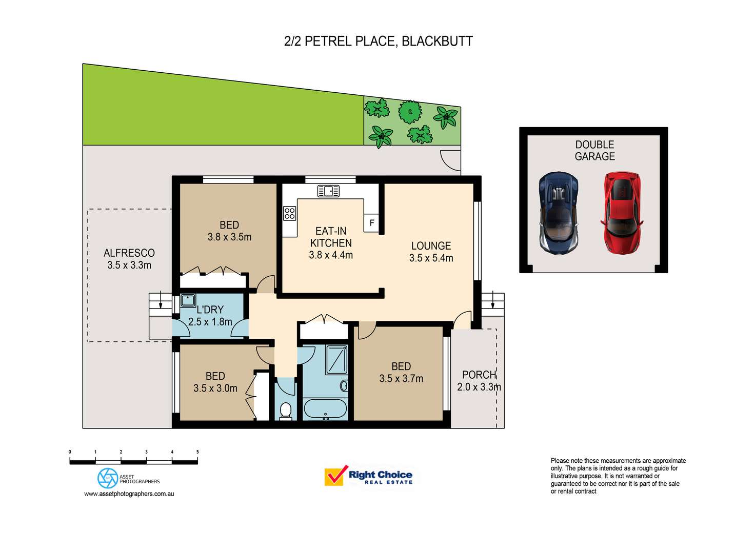 Floorplan of Homely semiDetached listing, 2/2 Petrel Place, Blackbutt NSW 2529