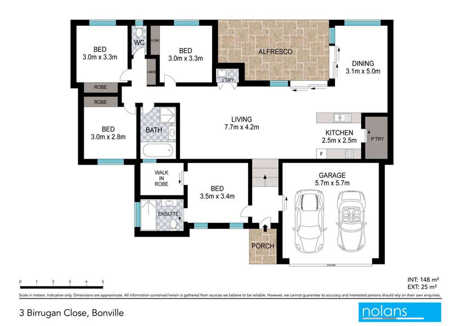 Floorplan of Homely house listing, 3 Birrugan Close, Bonville NSW 2450