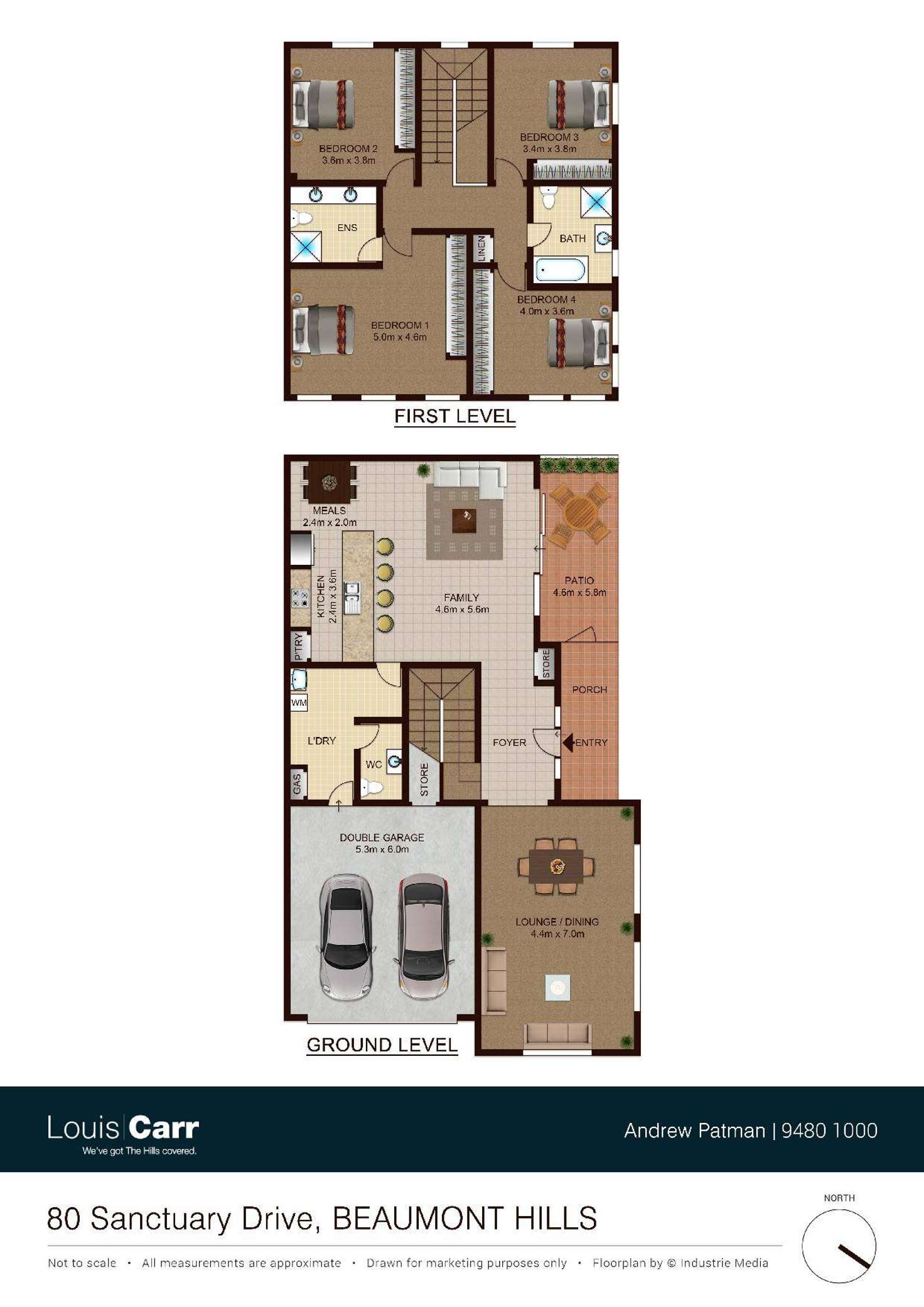 Floorplan of Homely house listing, 80 Sanctuary Drive, Beaumont Hills NSW 2155