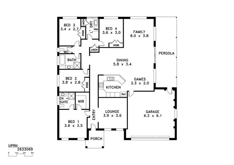 Floorplan of Homely house listing, Address available on request