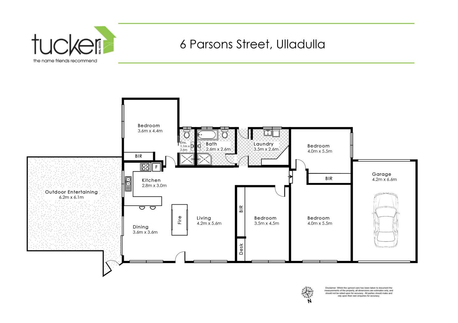 Floorplan of Homely house listing, 6 Parson Street, Ulladulla NSW 2539