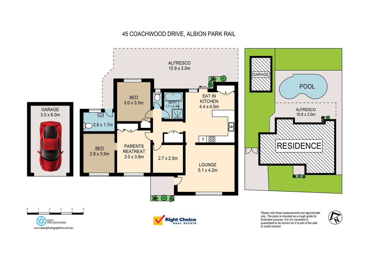 Floorplan of Homely house listing, 45 Coachwood Drive, Albion Park Rail NSW 2527