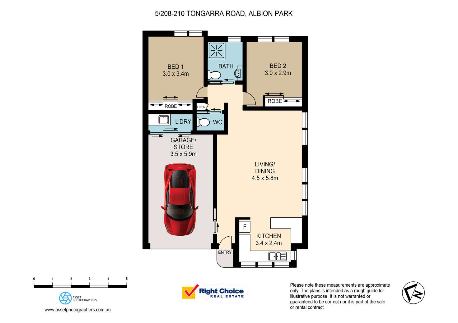 Floorplan of Homely villa listing, 5/208-210 Tongarra Road, Albion Park NSW 2527