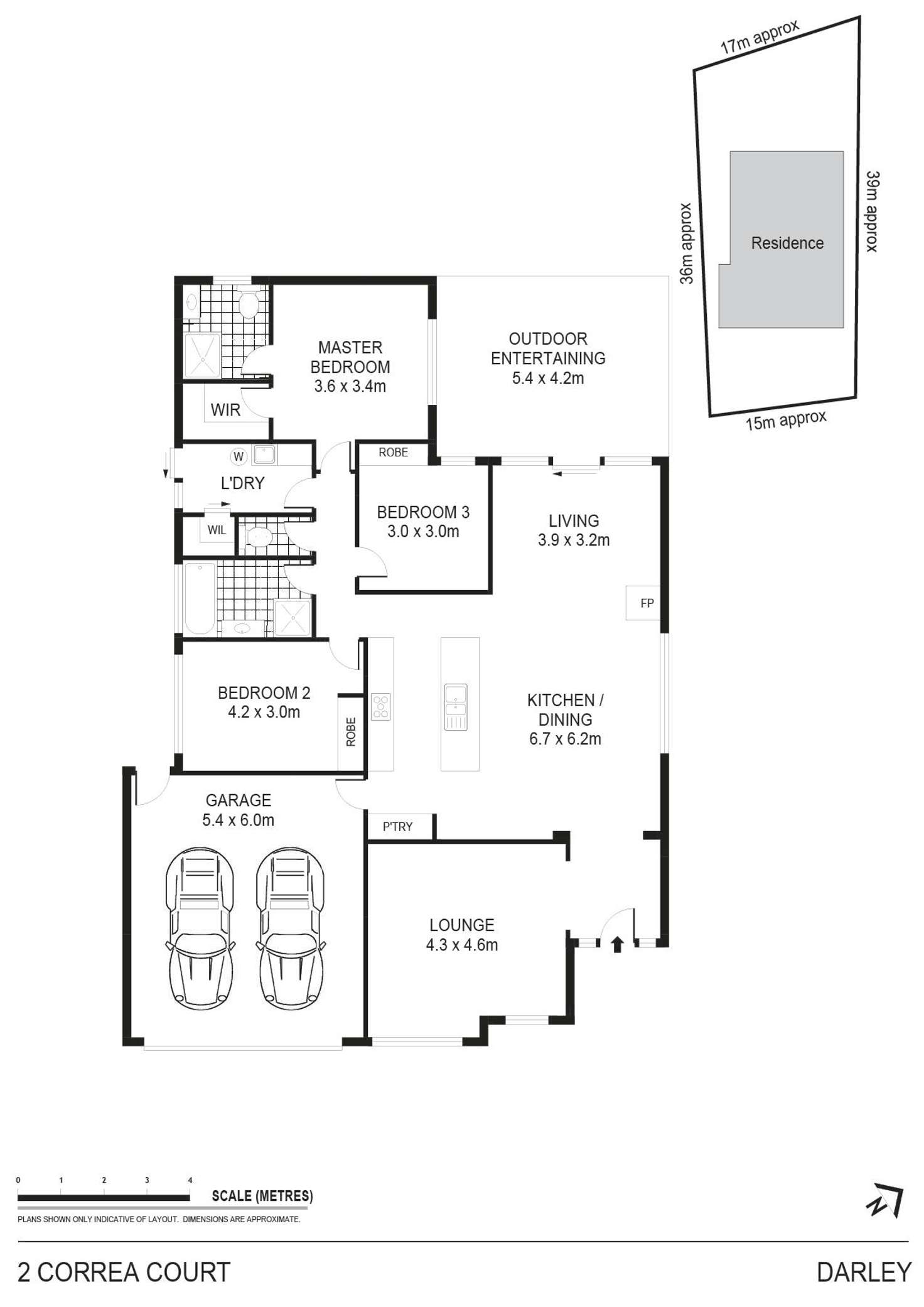 Floorplan of Homely house listing, 2 Correa Court, Bacchus Marsh VIC 3340