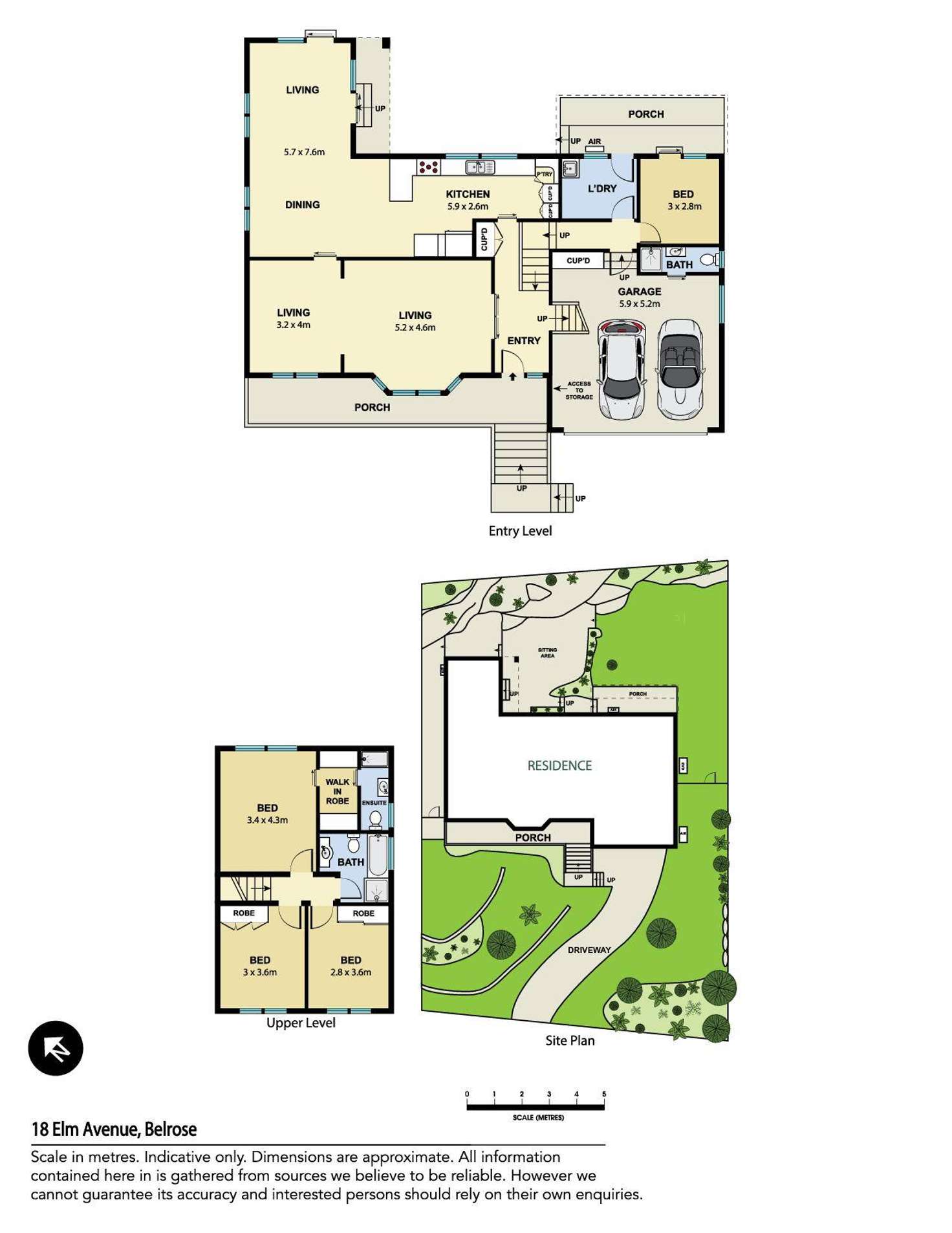 Floorplan of Homely house listing, 18 Elm Avenue, Belrose NSW 2085