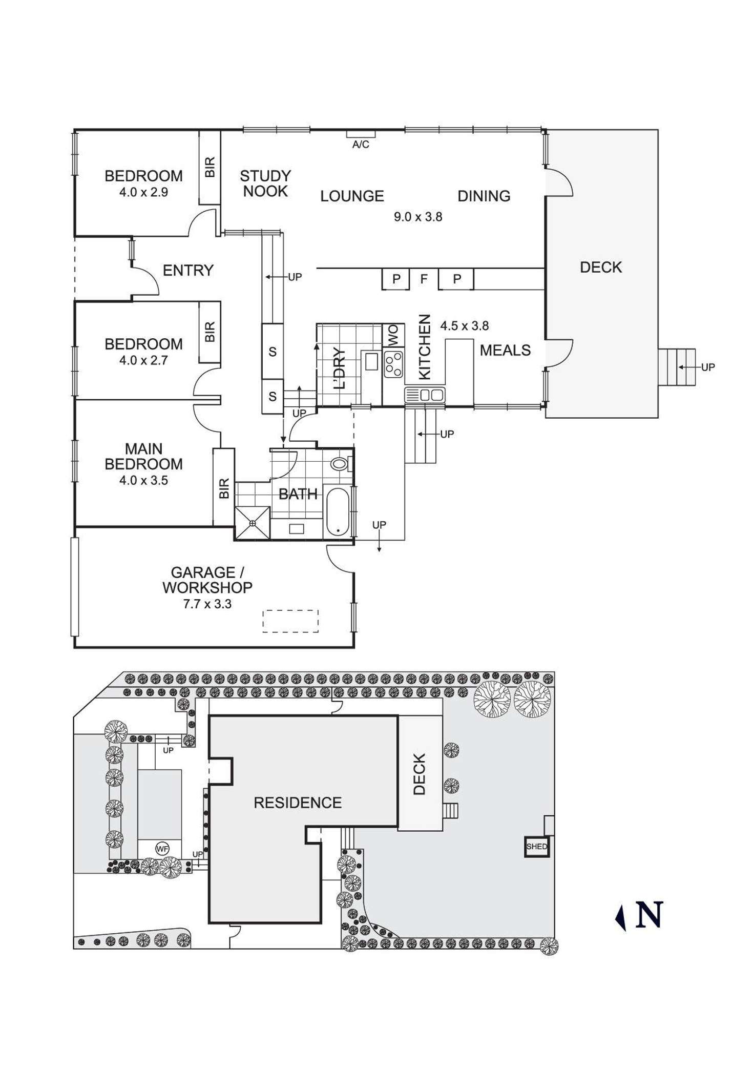 Floorplan of Homely house listing, 1 Ebon Court, Doncaster VIC 3108