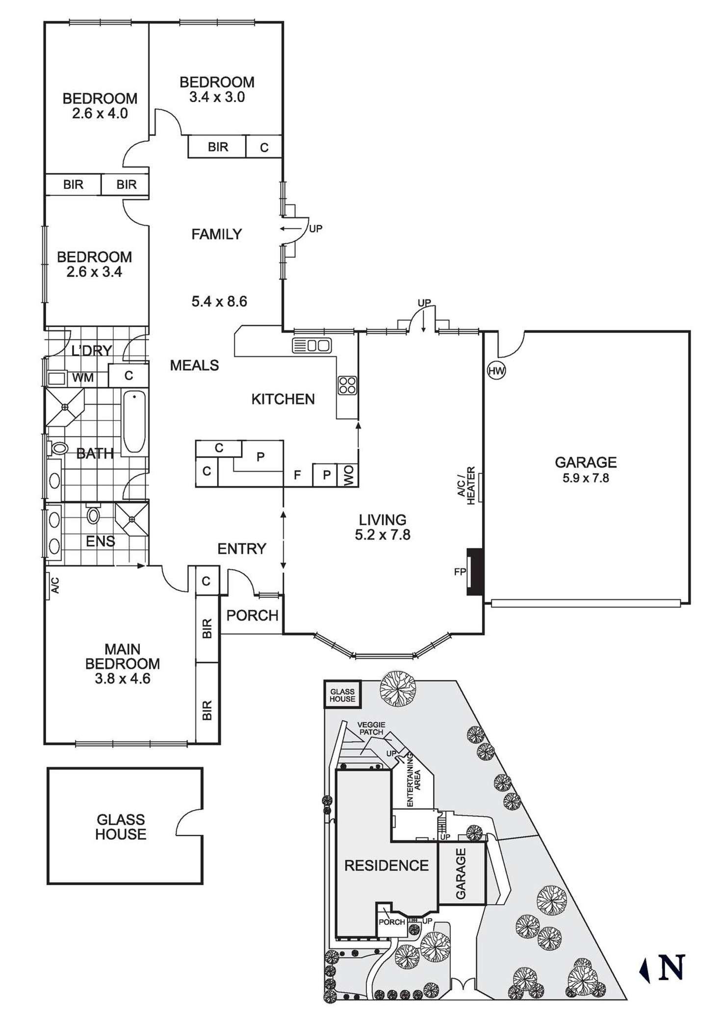 Floorplan of Homely house listing, 25 Harcourt Street, Doncaster VIC 3108