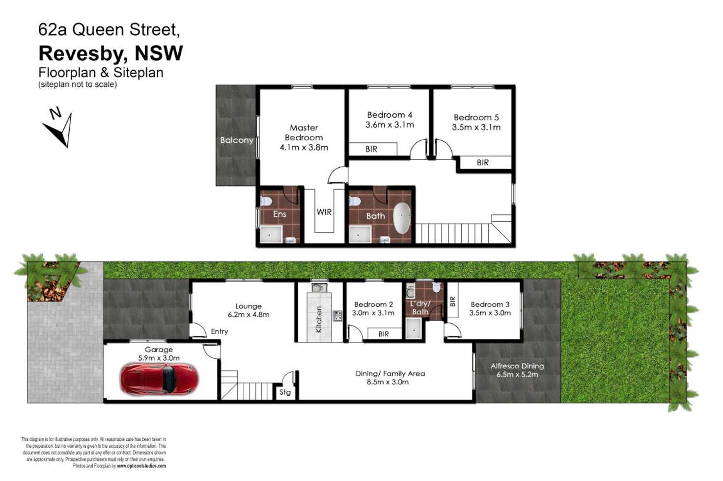 Floorplan of Homely house listing, 62A Queen Street, Revesby NSW 2212