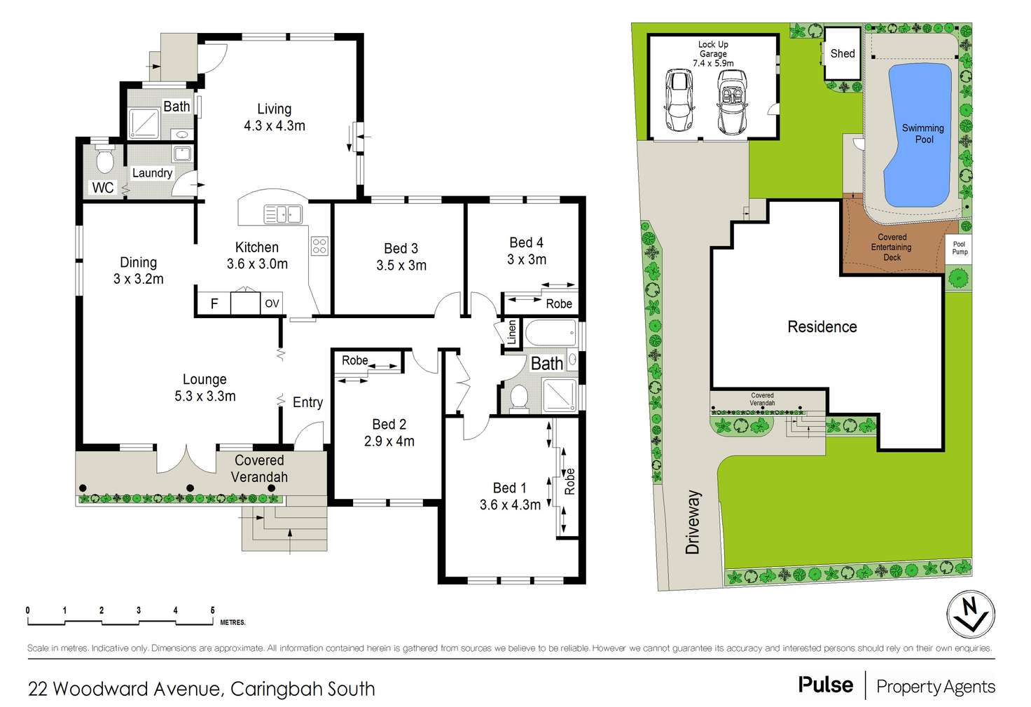 Floorplan of Homely house listing, 22 Woodward Avenue, Caringbah South NSW 2229