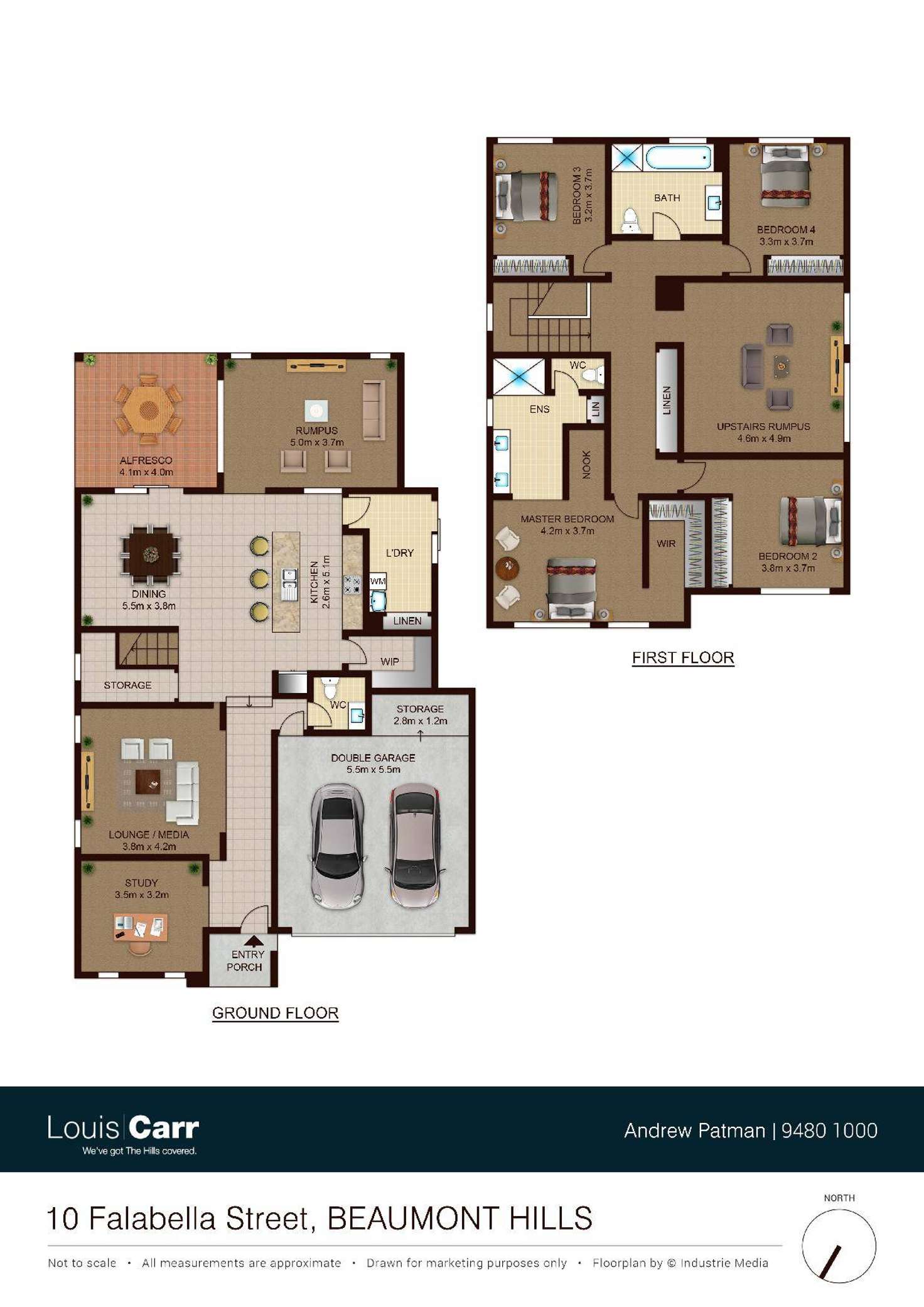 Floorplan of Homely house listing, 10 Falabella Street, Beaumont Hills NSW 2155