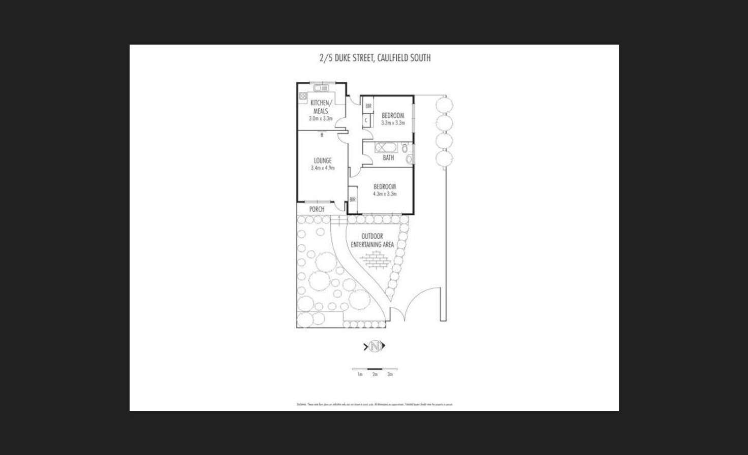 Floorplan of Homely apartment listing, 2/5 Duke Street, Caulfield North VIC 3161