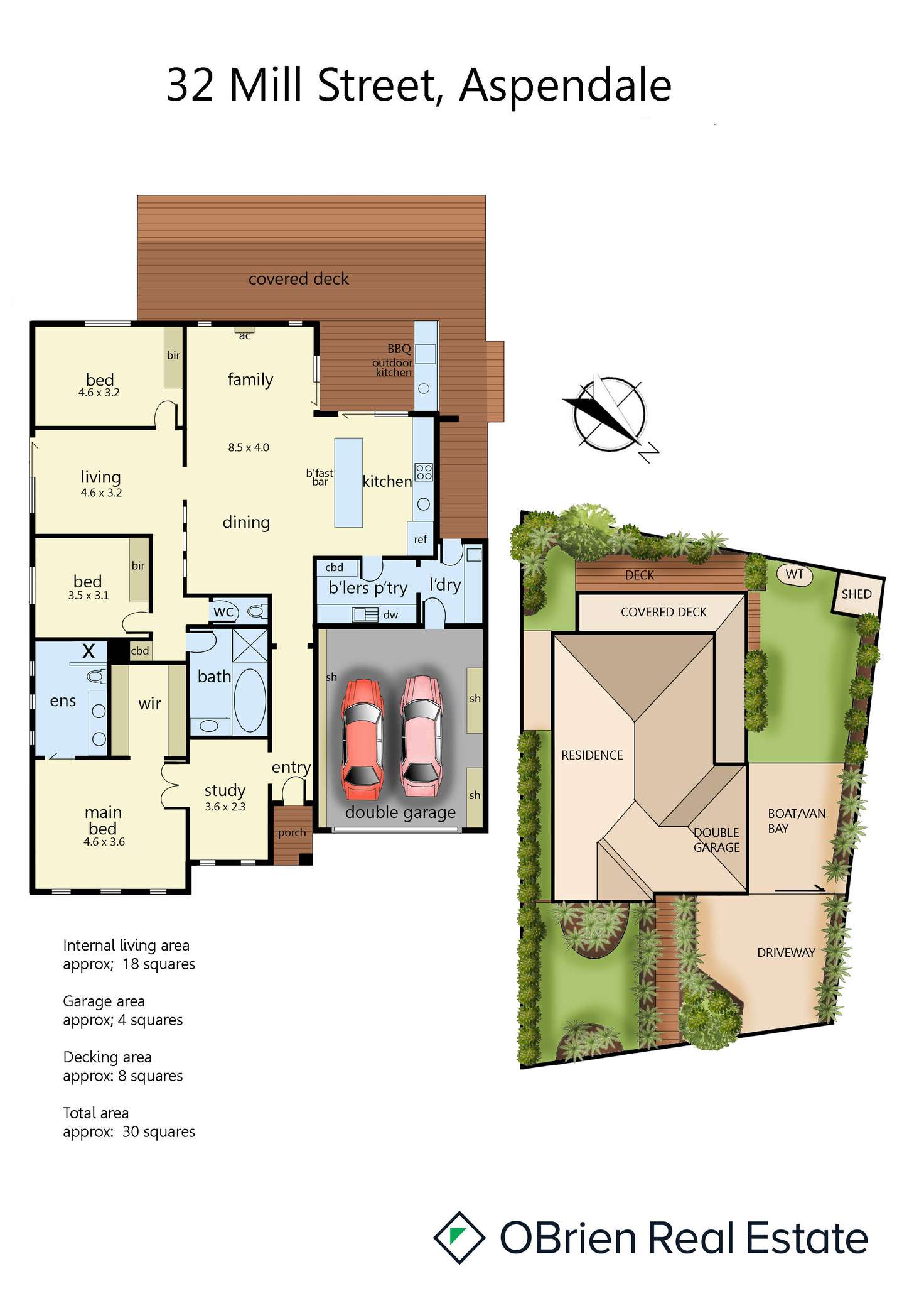 Floorplan of Homely house listing, 32 Mill Street, Aspendale VIC 3195