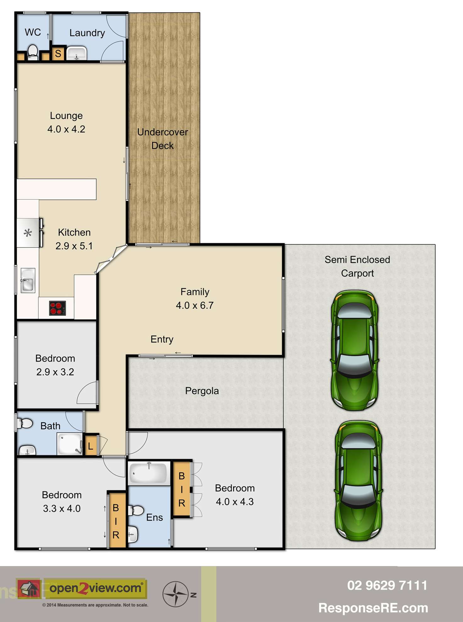 Floorplan of Homely house listing, 44 Orana Avenue, Seven Hills NSW 2147