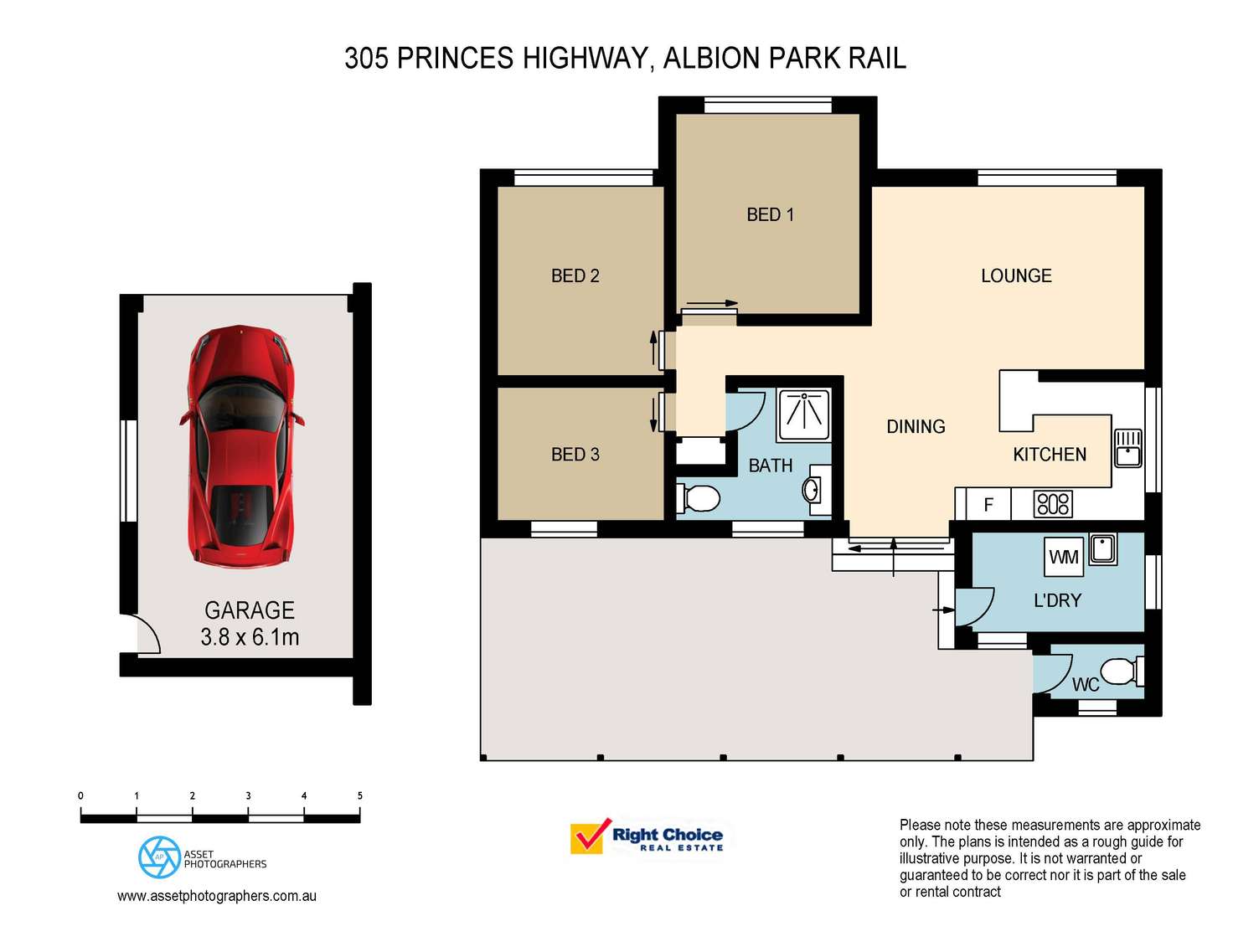 Floorplan of Homely house listing, 305 Princes Highway, Albion Park Rail NSW 2527
