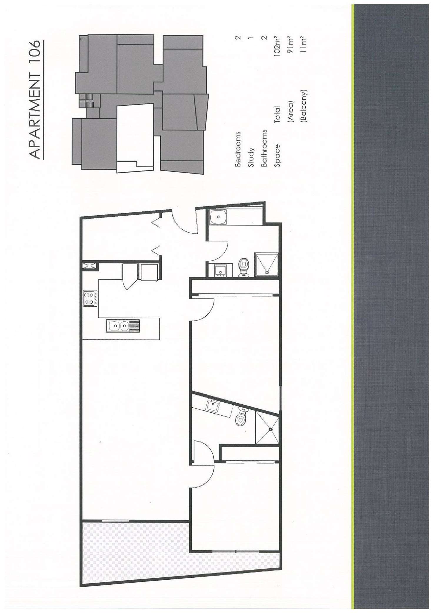Floorplan of Homely apartment listing, 106/90-92 Middleborough Road, Blackburn South VIC 3130
