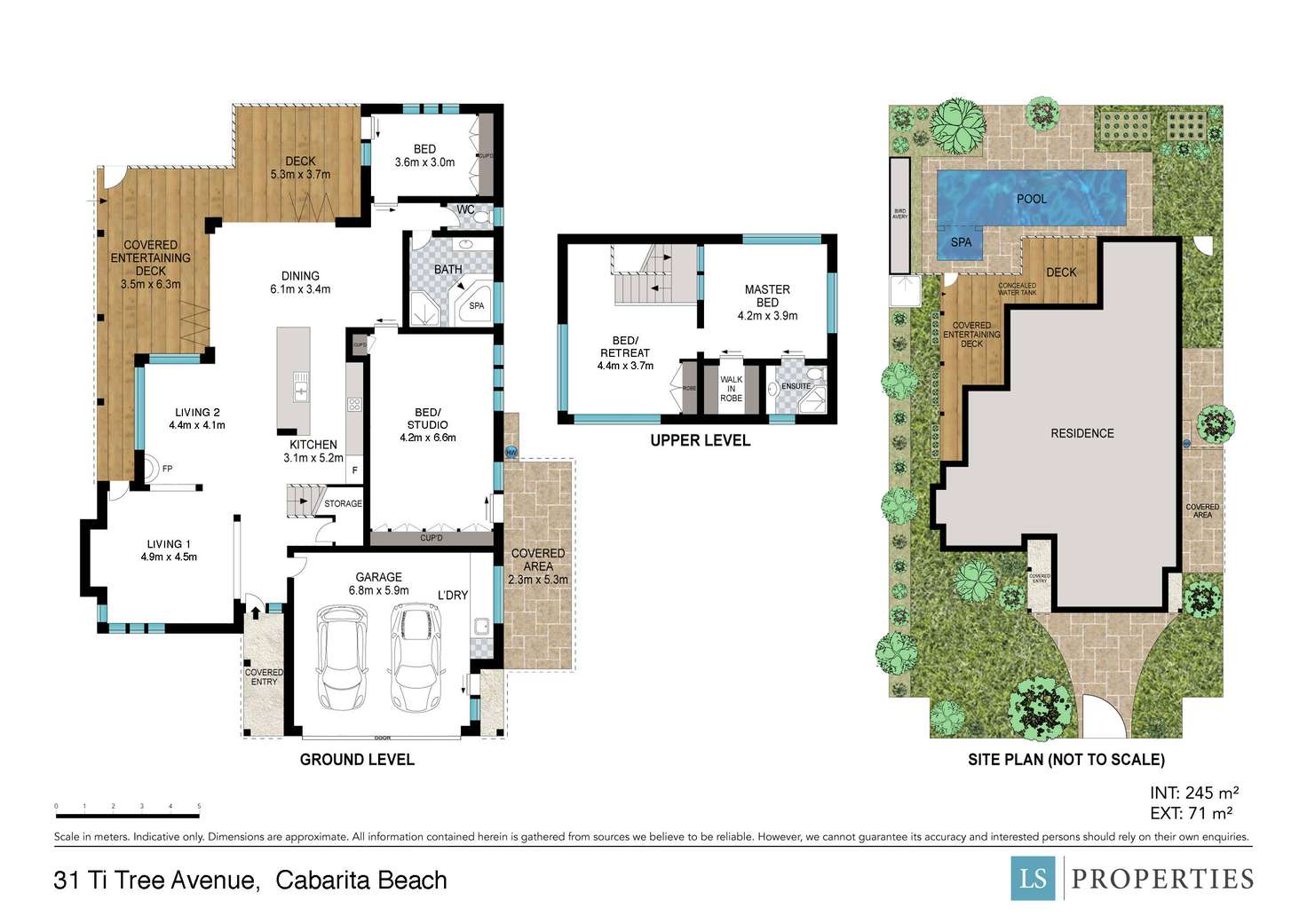 Floorplan of Homely house listing, 31 Ti Tree Avenue, Cabarita Beach NSW 2488