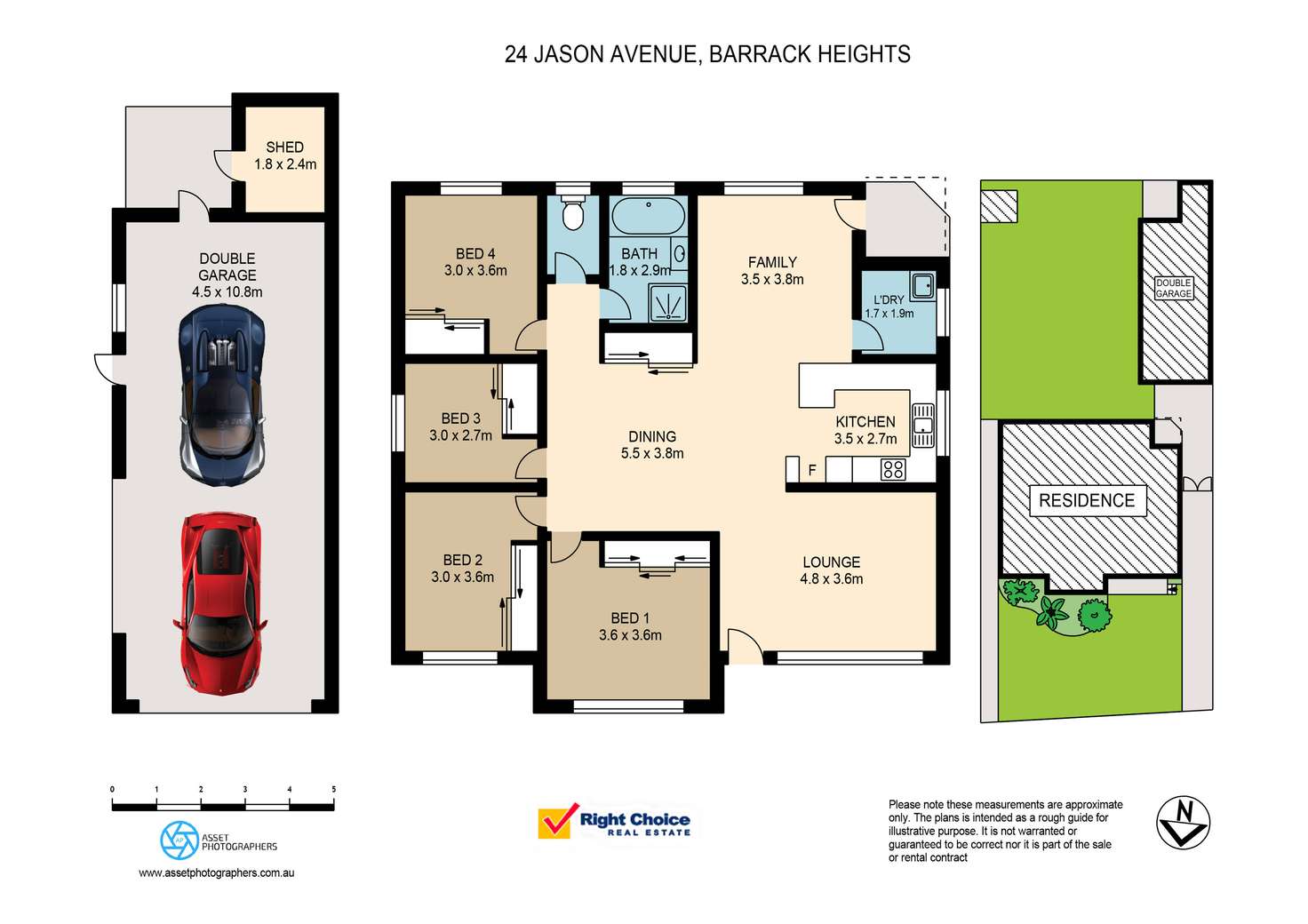 Floorplan of Homely house listing, 24 Jason Avenue, Barrack Heights NSW 2528
