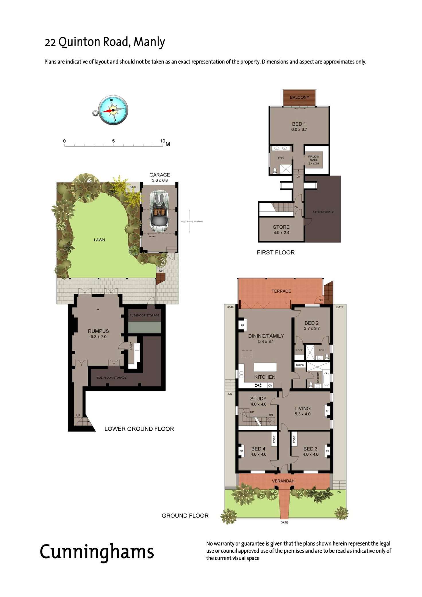 Floorplan of Homely house listing, 22 Quinton Road, Manly NSW 2095