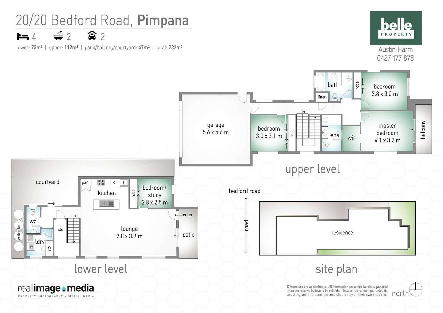 Floorplan of Homely townhouse listing, 20/20 Bedford Road, Pimpama QLD 4209