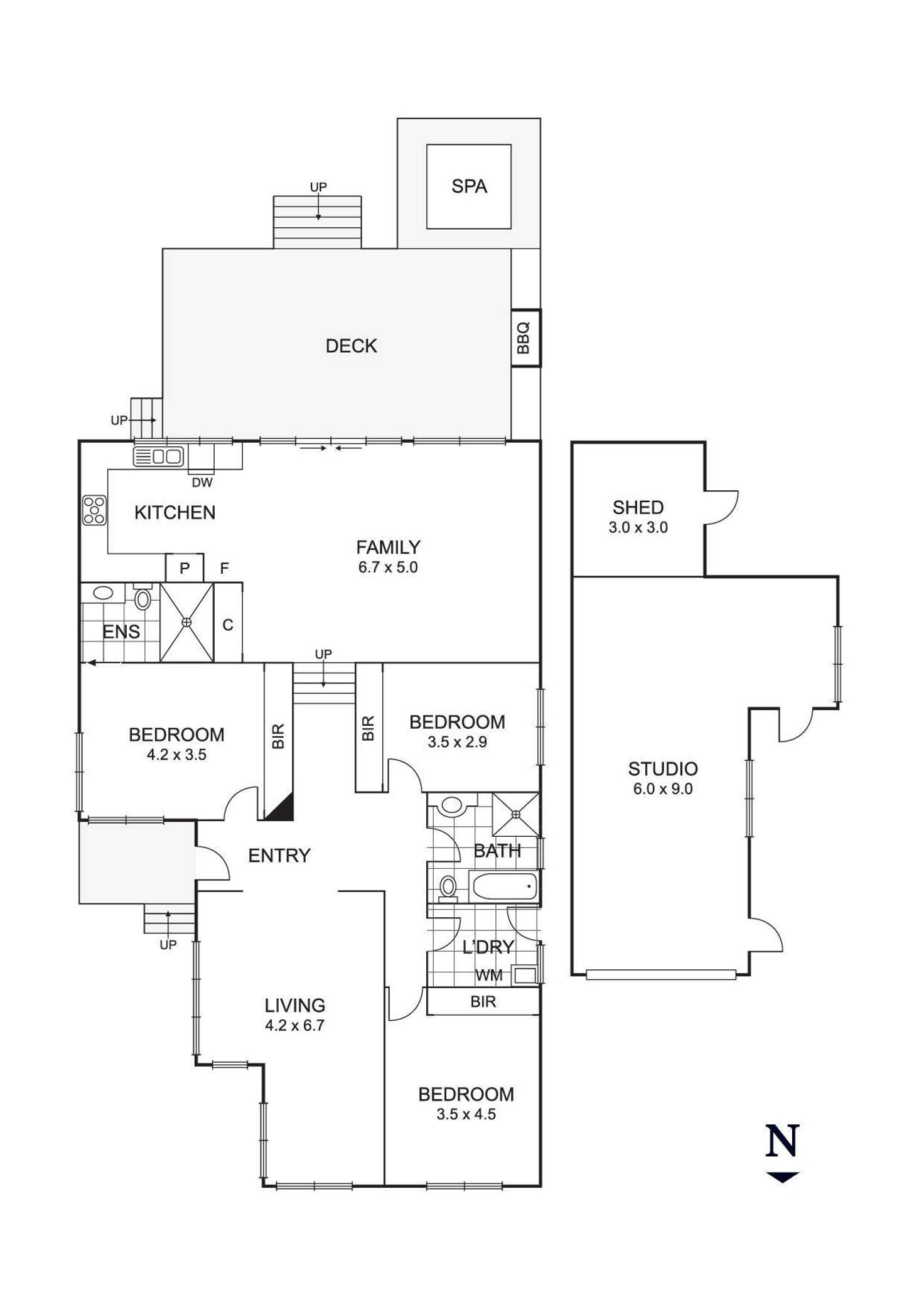 Floorplan of Homely house listing, 8 Mangan Street, Bulleen VIC 3105