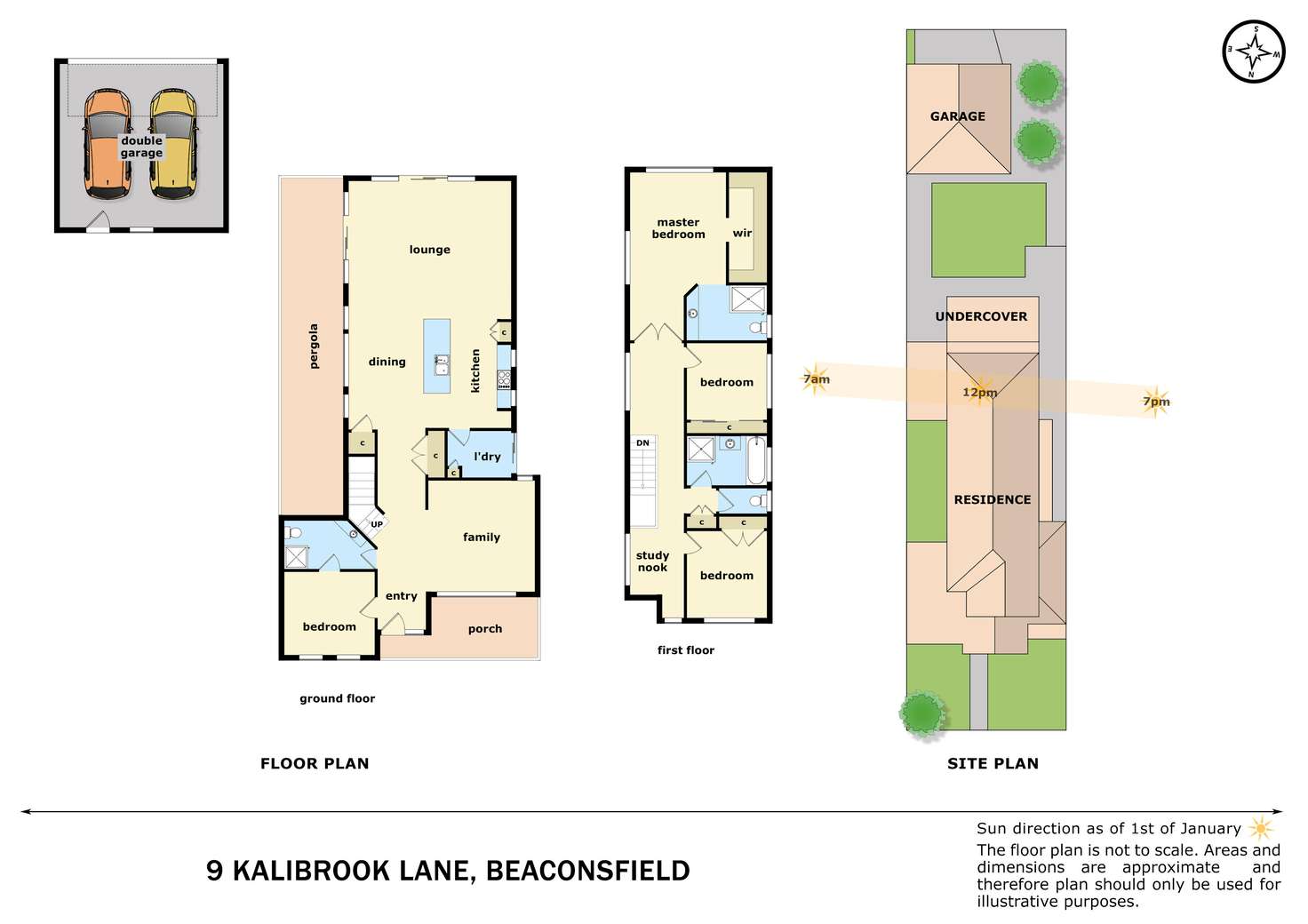 Floorplan of Homely house listing, 9 Kalibrook Lane, Beaconsfield VIC 3807