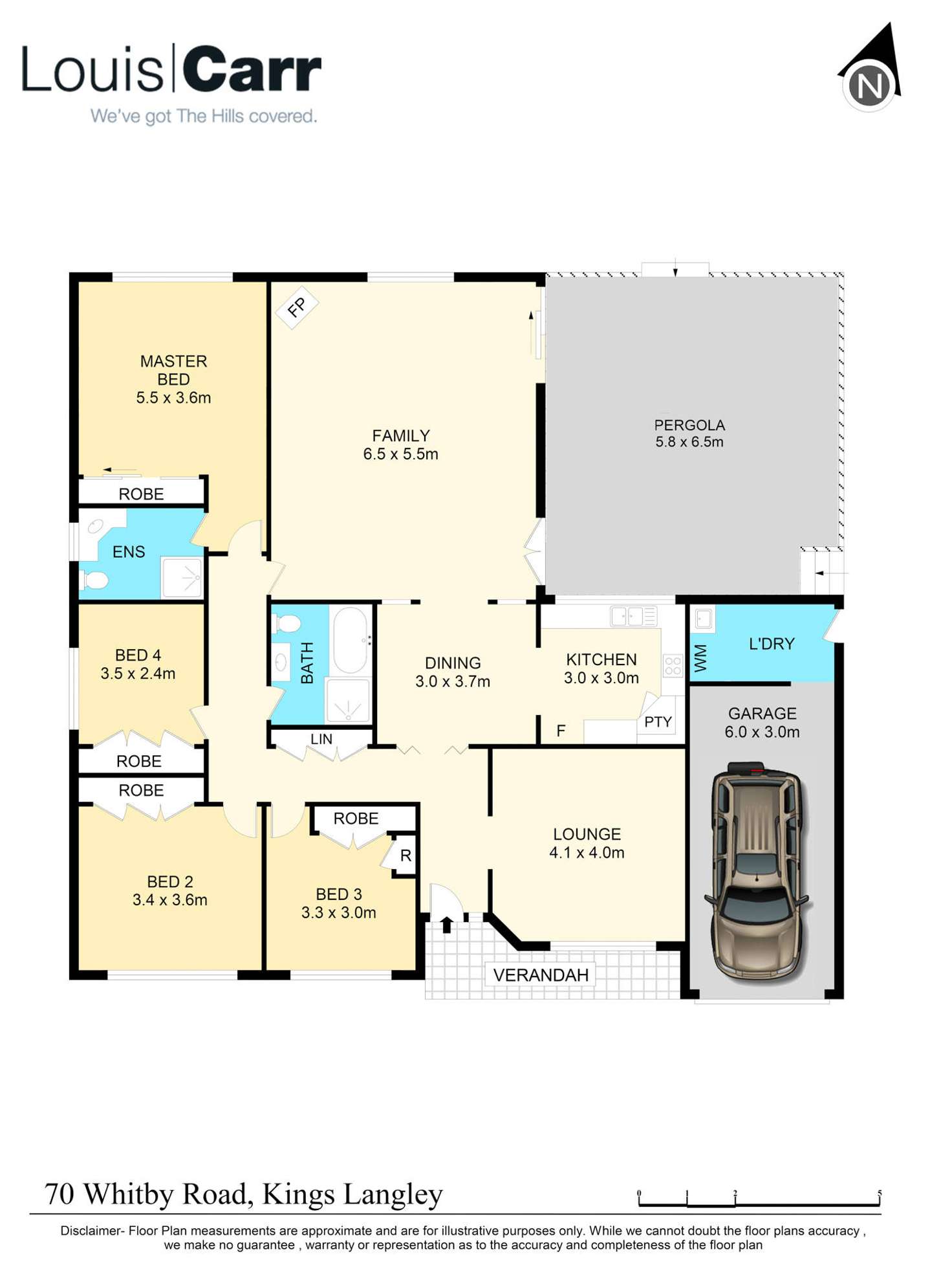 Floorplan of Homely house listing, 70 Whitby Road, Kings Langley NSW 2147