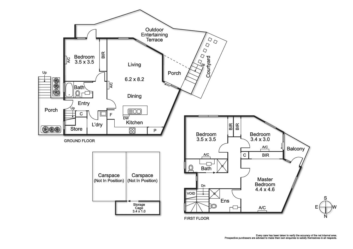 Floorplan of Homely townhouse listing, 1/9 Sandown Road, Ascot Vale VIC 3032