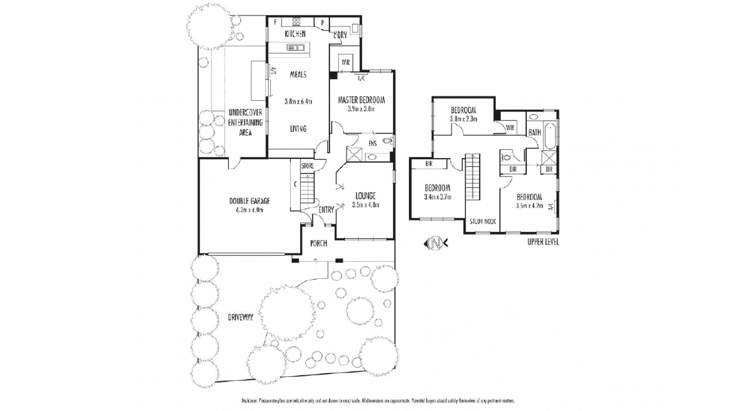 Floorplan of Homely townhouse listing, 4 Amelia Crescent, Doncaster East VIC 3109