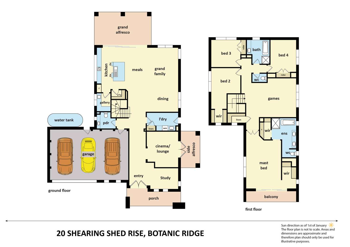 Floorplan of Homely house listing, 20 Shearing Shed Rise, Botanic Ridge VIC 3977