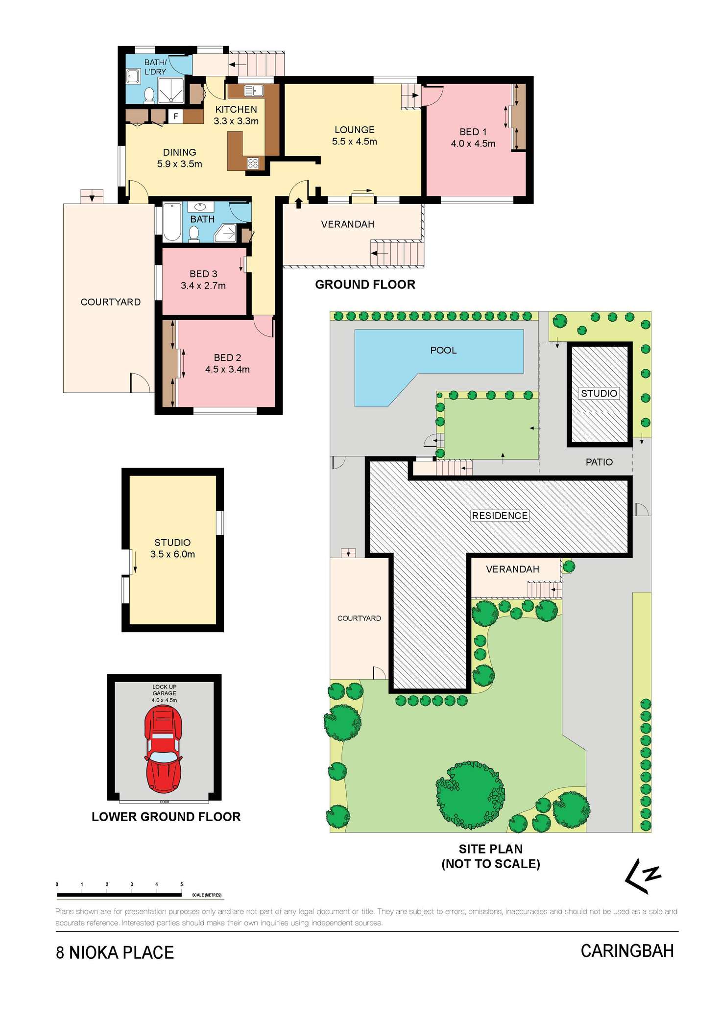 Floorplan of Homely house listing, 8 Nioka Place, Caringbah NSW 2229
