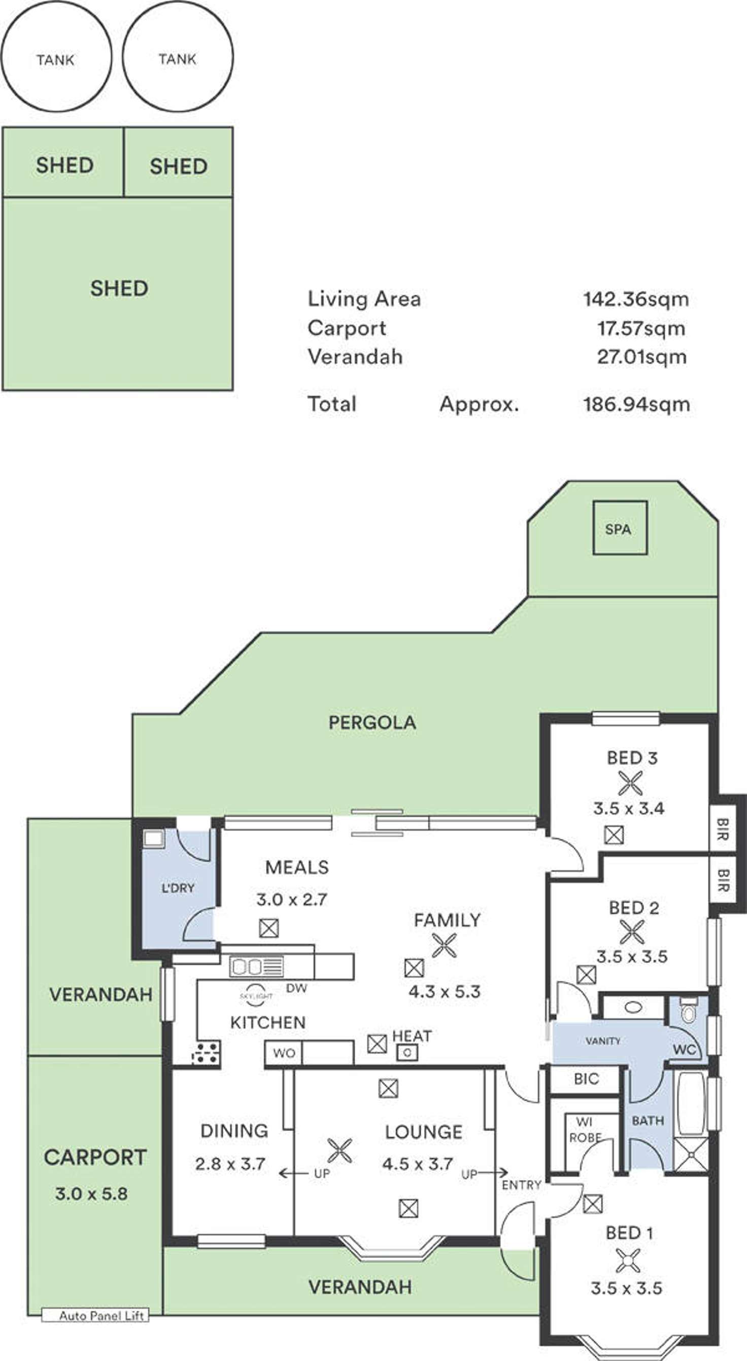 Floorplan of Homely house listing, 14 Corana Court, Balhannah SA 5242