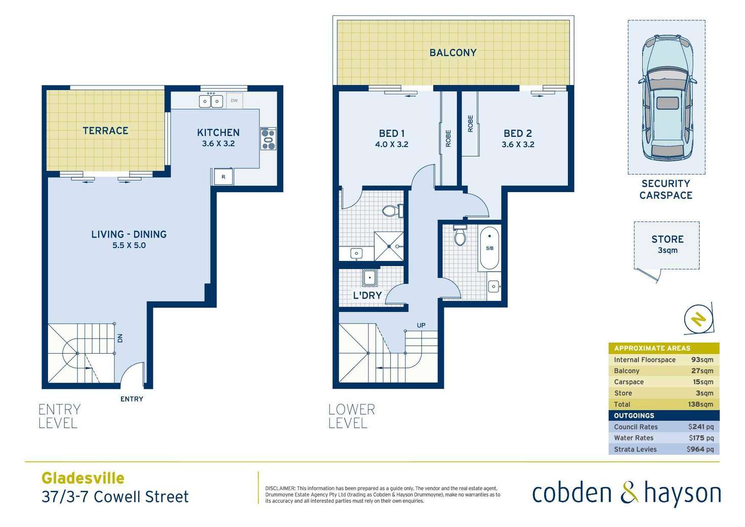 Floorplan of Homely apartment listing, 37/3-7 Cowell Street, Gladesville NSW 2111