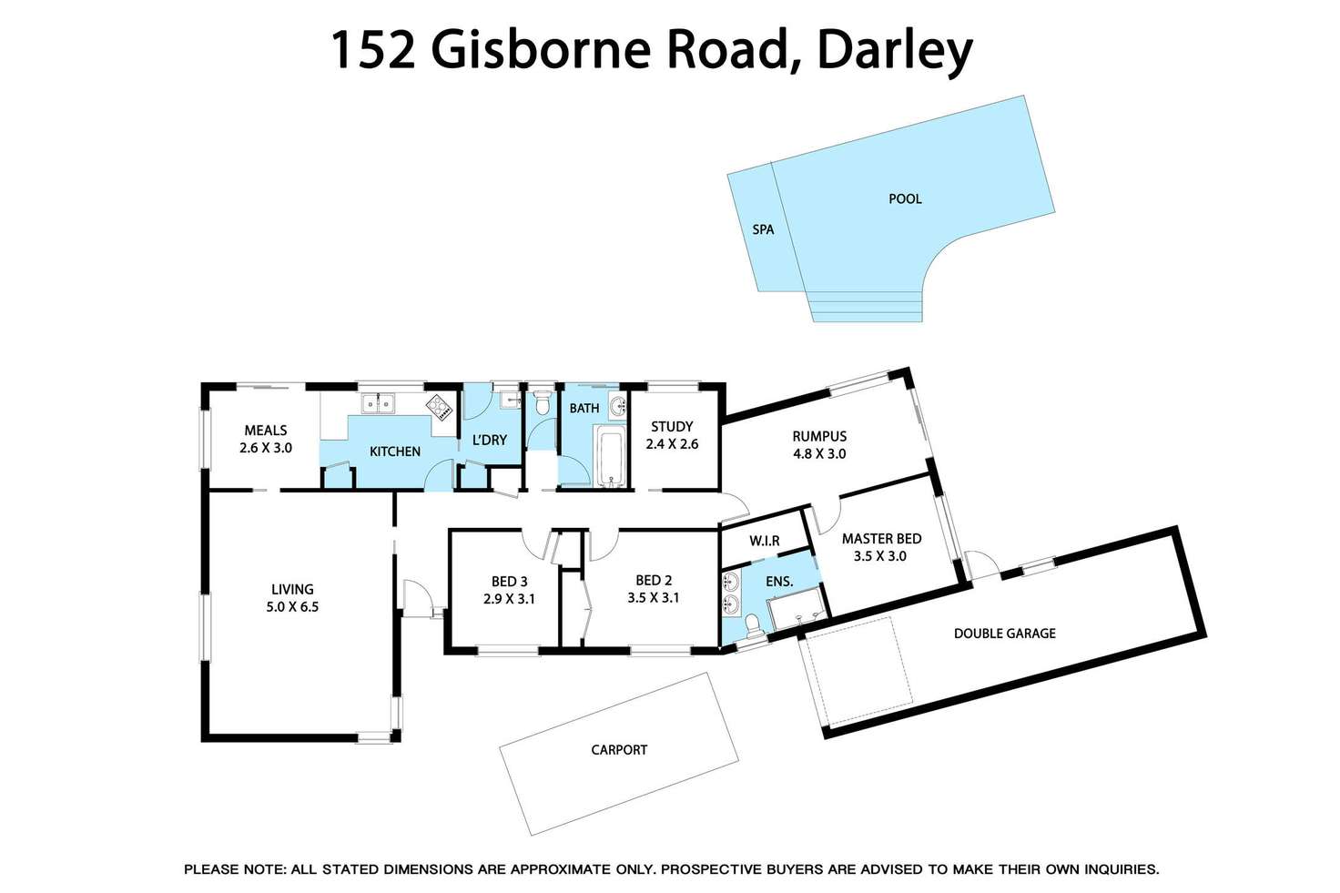 Floorplan of Homely house listing, 152 Gisborne Road, Bacchus Marsh VIC 3340