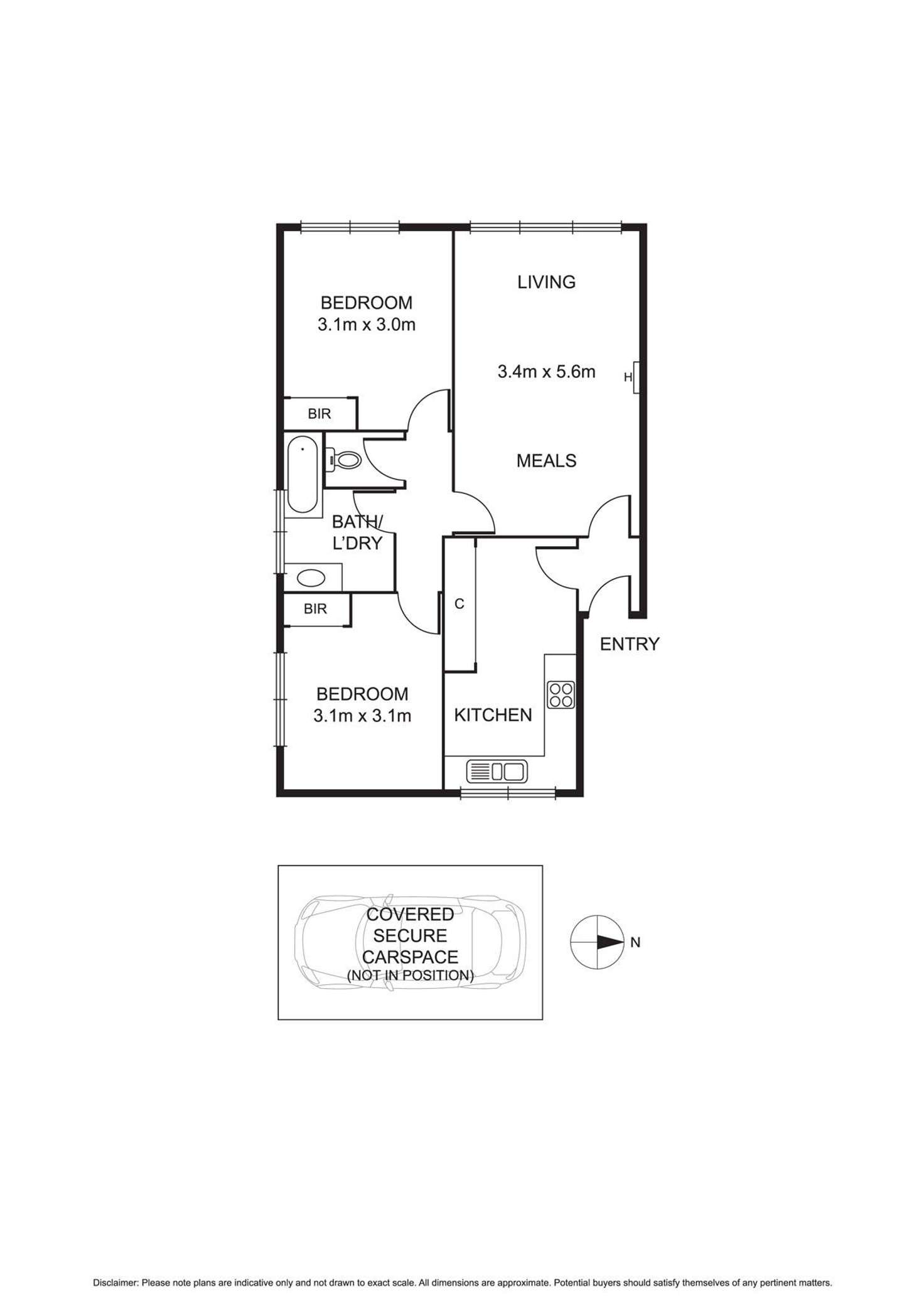 Floorplan of Homely apartment listing, 11/5 Allard Street, Brunswick West VIC 3055