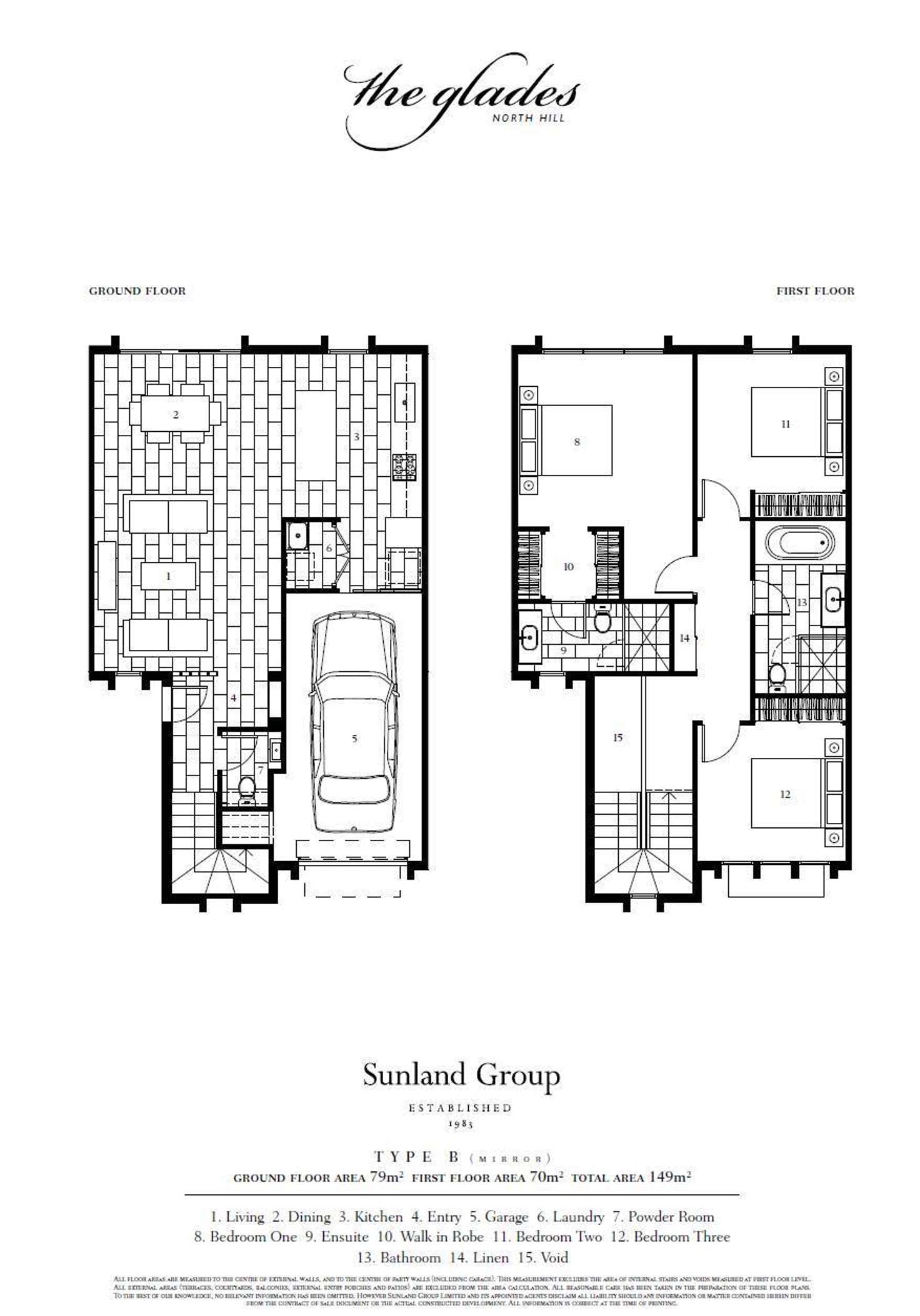 Floorplan of Homely townhouse listing, 118 North Hill Drive, Robina QLD 4226