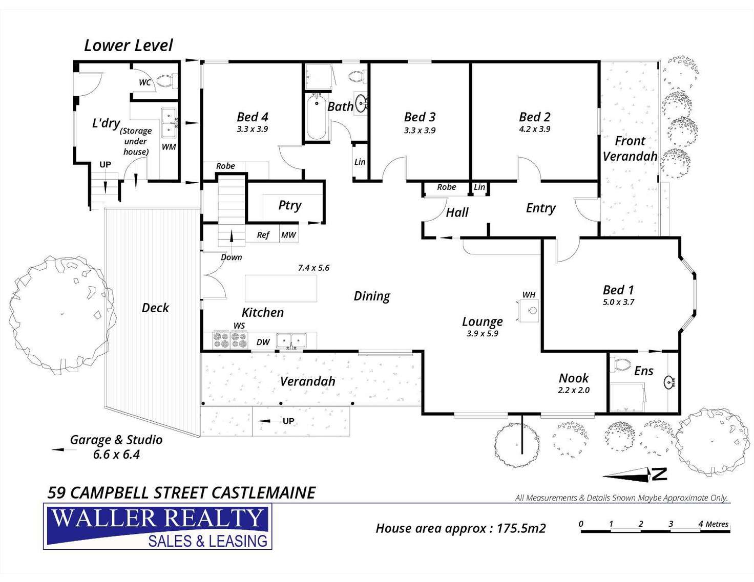 Floorplan of Homely house listing, 59 Campbell Street, Castlemaine VIC 3450