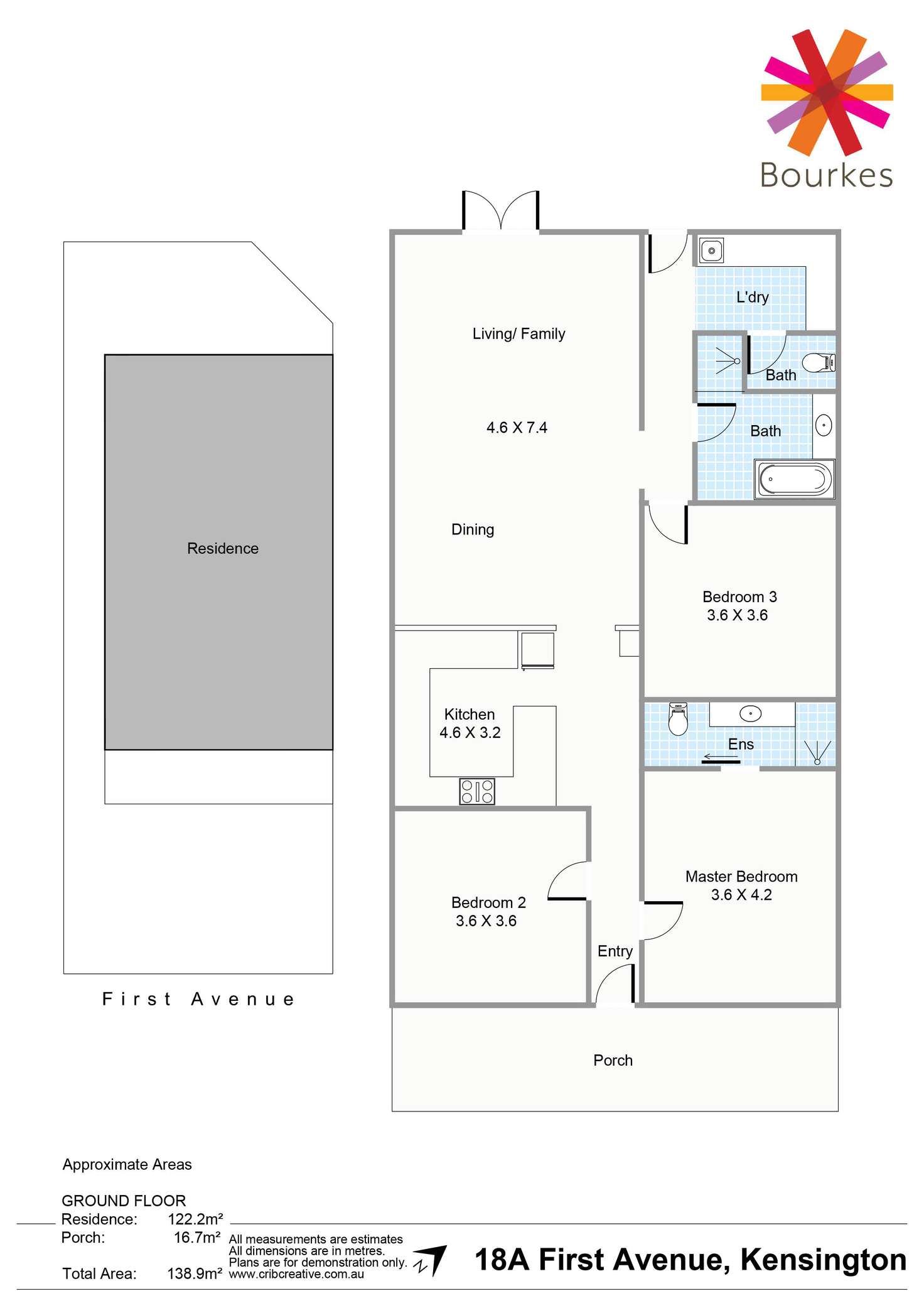 Floorplan of Homely house listing, 18A First Avenue, Kensington WA 6151