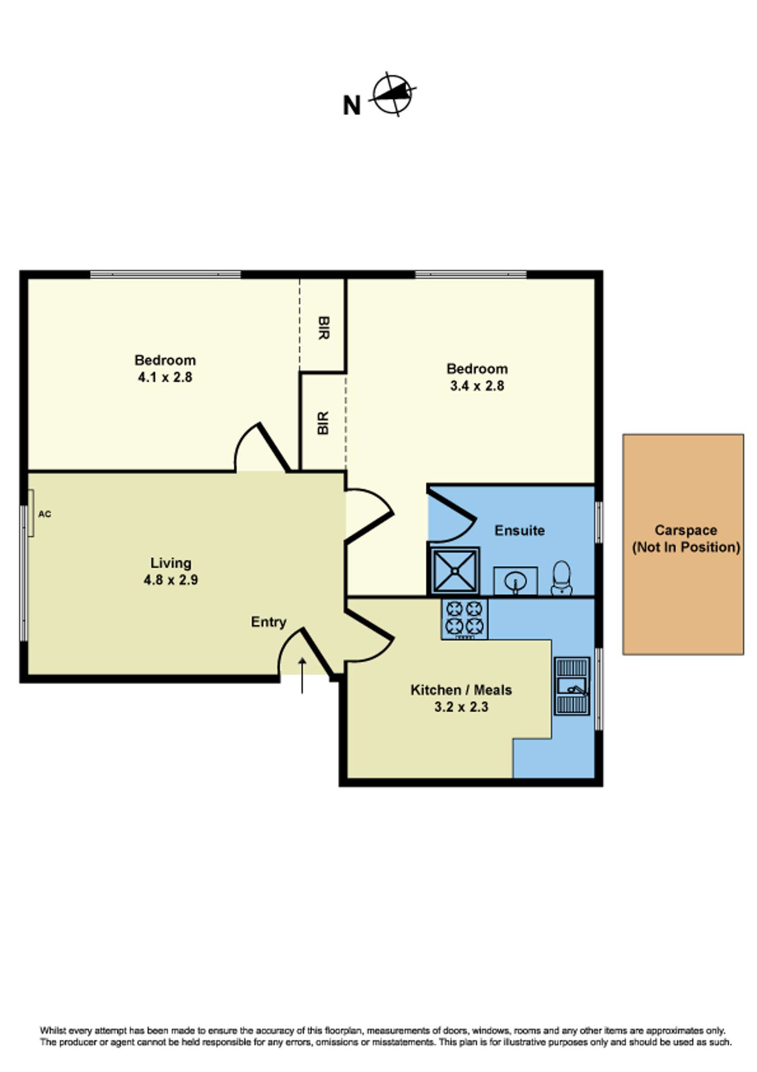 Floorplan of Homely apartment listing, 6/125 Anderson Road, Sunshine VIC 3020