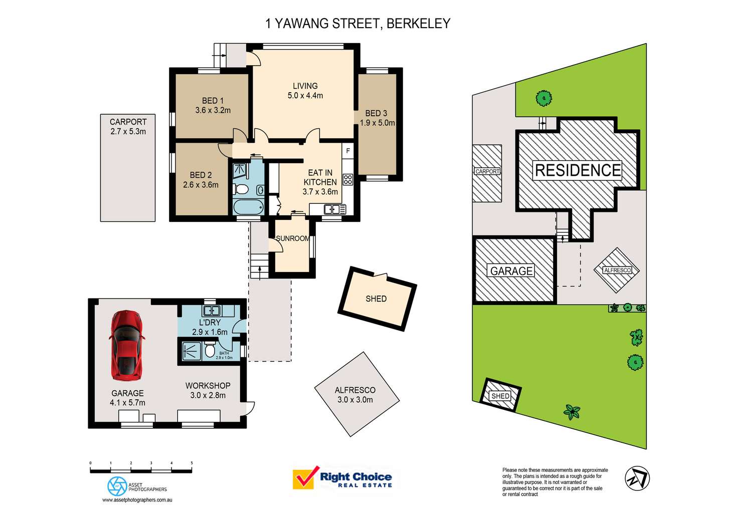 Floorplan of Homely house listing, 1 Yawang Street, Berkeley NSW 2506