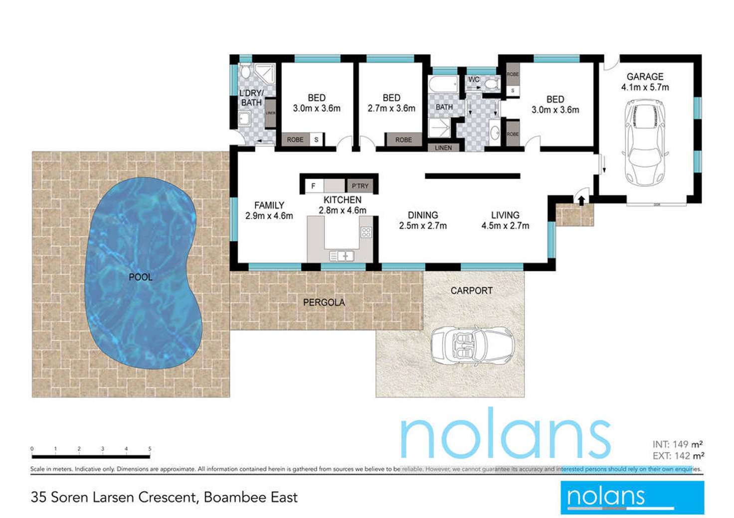 Floorplan of Homely house listing, 35 Soren Larsen Crescent, Boambee East NSW 2452