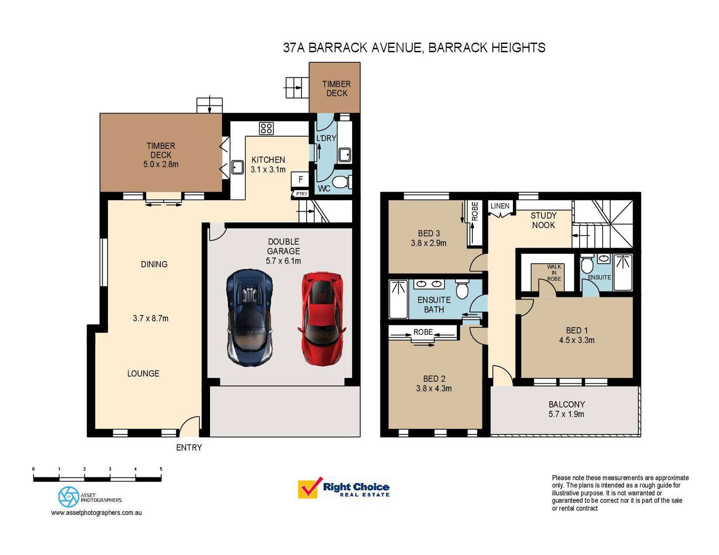 Floorplan of Homely semiDetached listing, 37a Barrack Avenue, Barrack Heights NSW 2528