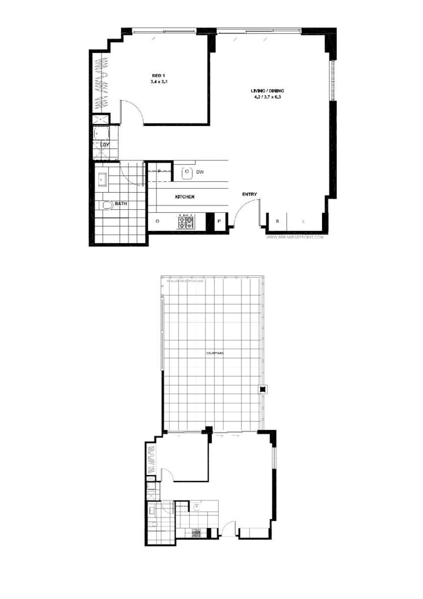 Floorplan of Homely apartment listing, 211/2 Palm Avenue, Breakfast Point NSW 2137