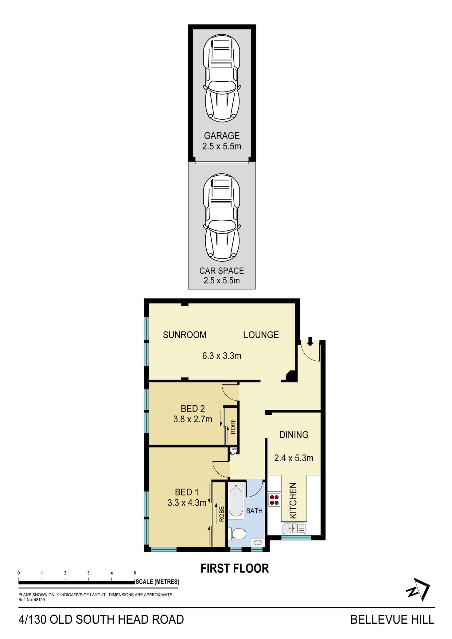 Floorplan of Homely apartment listing, 4/130 Old South Head Road, Bellevue Hill NSW 2023