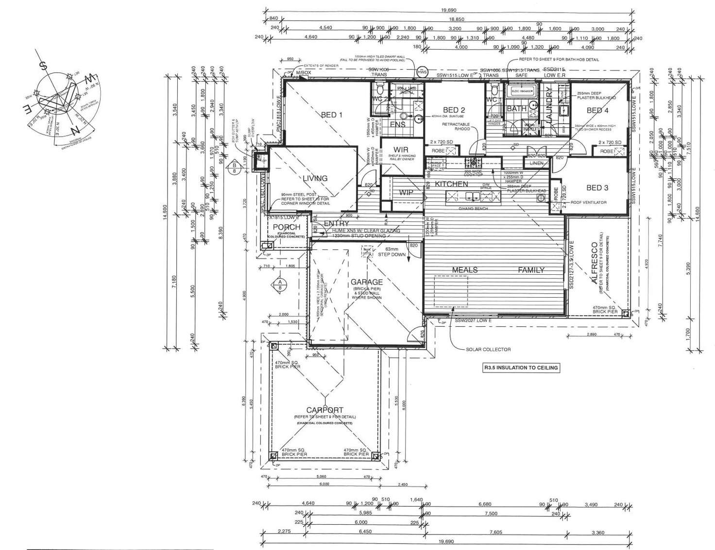 Floorplan of Homely house listing, 6 Gratton Way, Beechworth VIC 3747