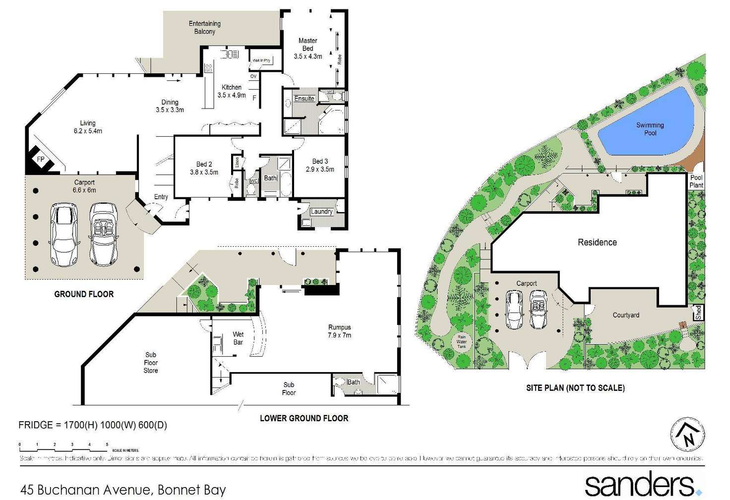 Floorplan of Homely house listing, 45 Buchanan Avenue, Bonnet Bay NSW 2226