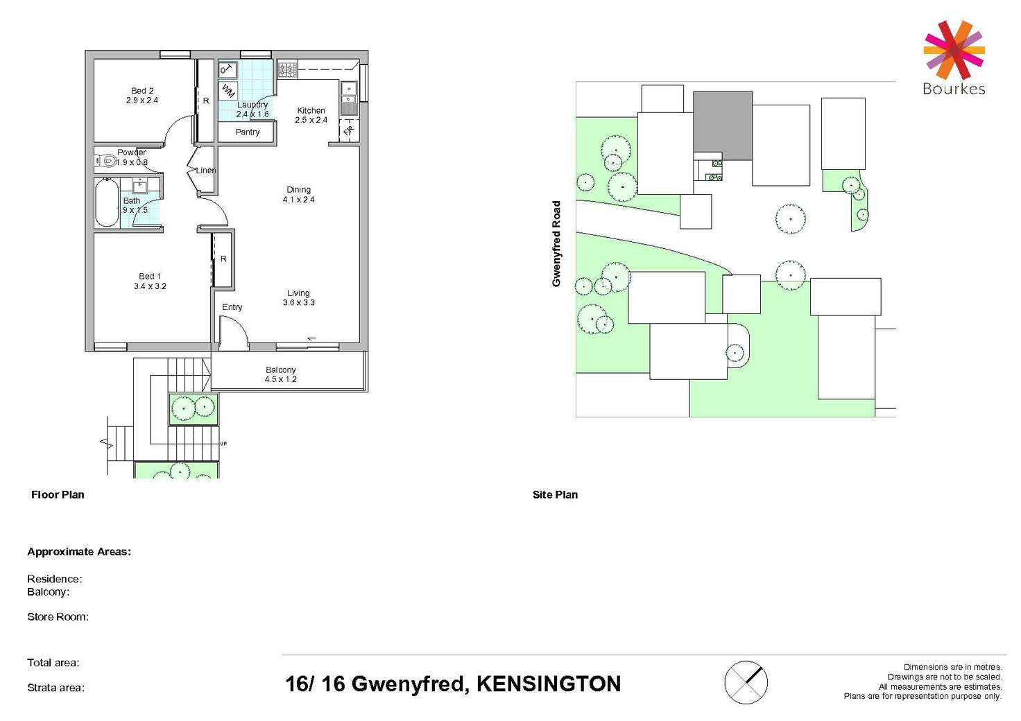 Floorplan of Homely unit listing, 16/16 Gwenyfred Road, Kensington WA 6151